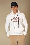 Lufian Erkek Charge Sweatshirt 6270049 Kırık Beyaz