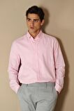 Danıel Erkek Smart Gömlek Comfort Slim Fit Pembe
