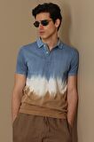 Lufian Erkek Kapar Spor Polo Yaka T-Shirt 627111040103 Vizon