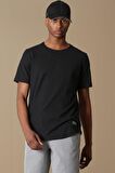 Lufian Erkek Junya Basic T-Shirt 627111020134 Siyah