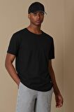 Lufian Erkek Junya Basic T-Shirt 627111020134 Siyah