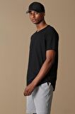 Lufian Erkek Junya Basic T-Shirt 627111020134 Siyah