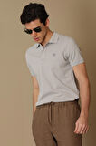 Lufian Erkek Laon Spor Polo Yaka T-Shirt 627111040091 Taş