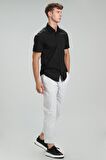 Arus Erkek Smart Gömlek Slim Fit Siyah