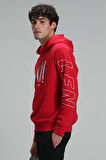 Lufian Erkek Harvey Sweatshirt 627112030082 Kırmızı
