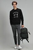 Lufian Erkek Edwın Sweatshirt 627112030076 Siyah