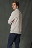 Lufian Erkek Donovan Sweatshirt 627112030078 Bej