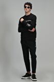 Sımple Erkek Sweatshirt Siyah