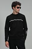 Sımple Erkek Sweatshirt Siyah