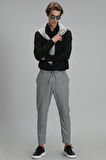 Lufian Erkek Vıana Basic Comfort Slim Fit Gömlek  112010565 Siyah
