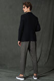 Forest Spor Erkek Blazer Ceket Slim Fit Lacivert