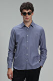 Fore Erkek Basic Gömlek Slim Fit Lacivert