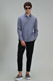 Fore Erkek Basic Gömlek Slim Fit Lacivert