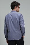 Fore Erkek Basic Gömlek Slim Fit Lacivert