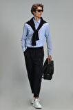 Fore Erkek Basic Gömlek Slim Fit Mavi