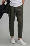 Karl Spor Erkek Chino Pantolon Tailored Fit Yeşil