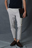 Alvı Smart Erkek Chino Pantolon Slim Fit Taş