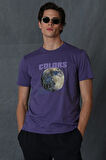 Ash Modern Grafik T- Shirt Mor