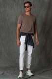 Junya Erkek Basic Tişört Toprak