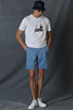 Andy Modern Grafik T- Shirt Beyaz