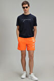 Stewart Modern Grafik T- Shirt Lacivert