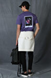 Stewart Modern Grafik T- Shirt Mor
