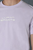 Tony Modern Grafik T- Shirt Lila