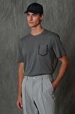 Sırıus Modern Grafik T- Shirt Yeşil
