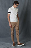 Alvı Smart Erkek Chino Pantolon Slim Fit Toprak