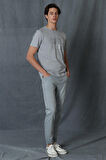 Maya Modern Grafik T- Shirt Gri