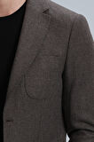 Gabrıel Spor Erkek Blazer Ceket Slim Fit Kahverengi