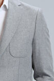 Gabrıel Spor Erkek Blazer Ceket Slim Fit Gri