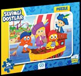 CA Games Taşıtlar 24 Parça Çocuk Puzzle