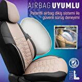 Otom Yeni Elegance Design Premium Özel Tasarım Oto Koltuk Kılıfı Tam Set