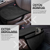 Otom Premium Ön Koltuk Minderi Yüksek Kalite Keten Ekstra Cepli 