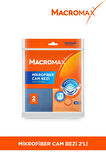 Mikrofiber Cam Bezi 2'li Set, Mikrofilament Teknolojisi ile Leke ve İz Bırakmaz Ayna Bezi