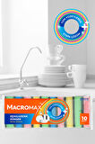 Macromax Rengarenk Sünger 10'lu x 2 Adet