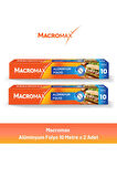 Macromax Alüminyum Folyo 10 Metre x 2 Adet