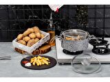 Taç Ultra Granit Kızartma Tenceresi  22 Cm TAC-3538