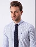 Beyaz Slim Fit Erkek Gömlek