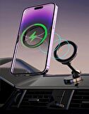 MagSafe Cep Telefonu Tutucu 360 Dönebilen Katlanır Güçlü Mıknatıslı Yüksek Kalite Telefon Tutucu