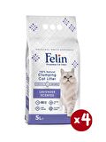 Felin Lavanta Kokulu Topaklanan Kedi Kumu 5Lx4