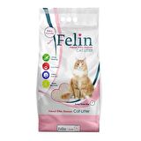 Felin Pudra Kokulu İnce Taneli Bentonit Kedi Kumu 10 lt