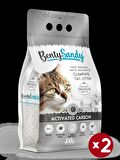 BentySandy Aktif Karbonlu Kedi Kumu 10L*2