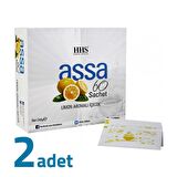 HHS Assa 60 Sachet Limon Aromalı Bitki Form Çayı 240GR X 2 Adet