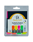 Sentor Fosforlu Kalem 4 lü Highlighter 900