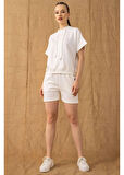 Bağcıklı Lastikli Modal Şort