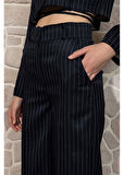 Çizgili Palazzo Pantolon