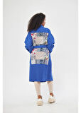 Arkası Baskılı Kapitone Kimono 
