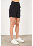 Duble Katlamalı Plise Şort
